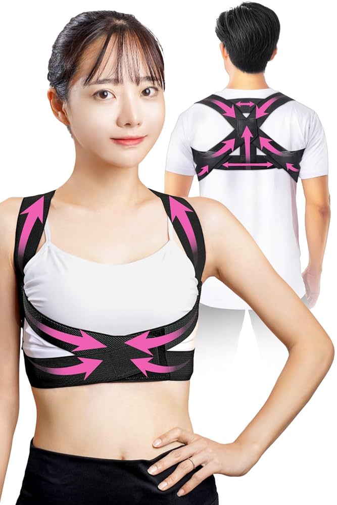 Amazon | [理学療法士＆整体師監修] 姿勢ベルト 猫背ベルト 姿勢